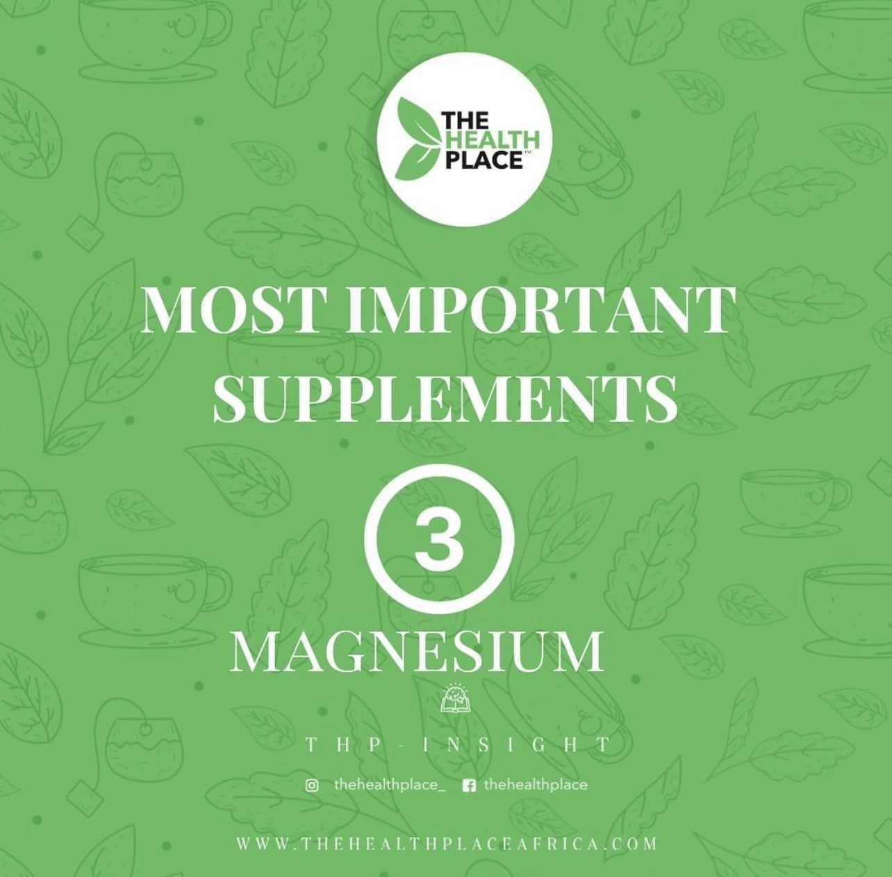 MOST IMPORTANT SUPPLEMENTS III