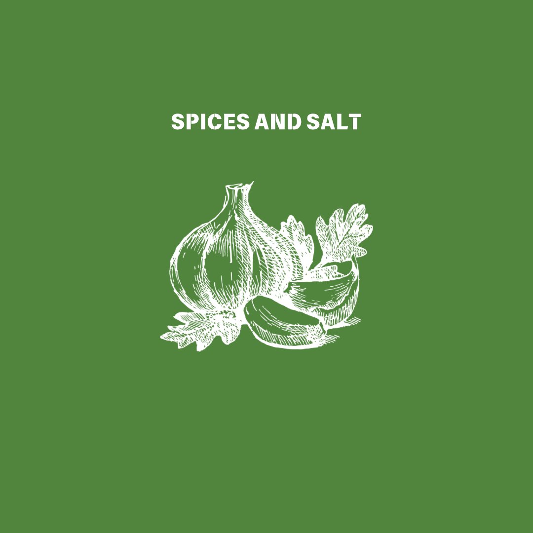 Spices and Salts