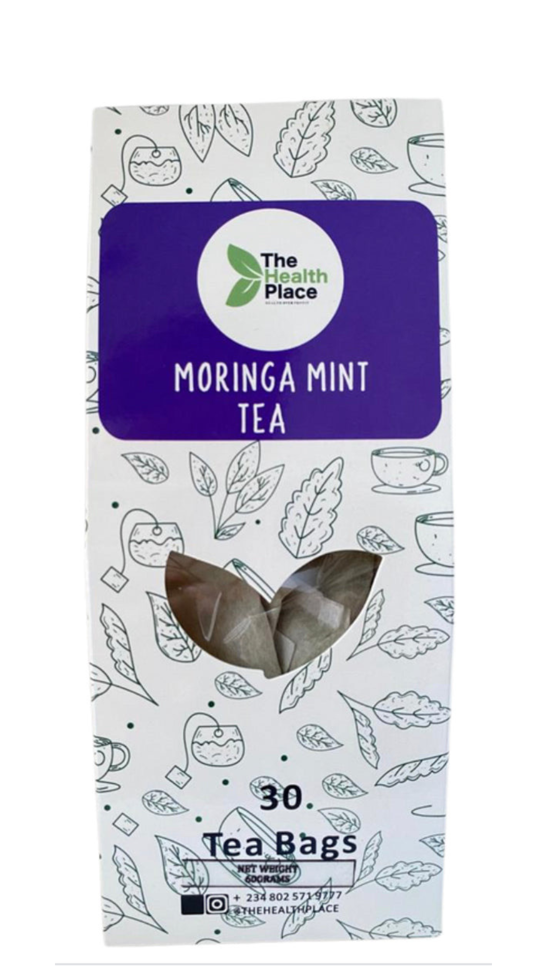 Moringa Mint Organic- 30 Teabags 60Grams