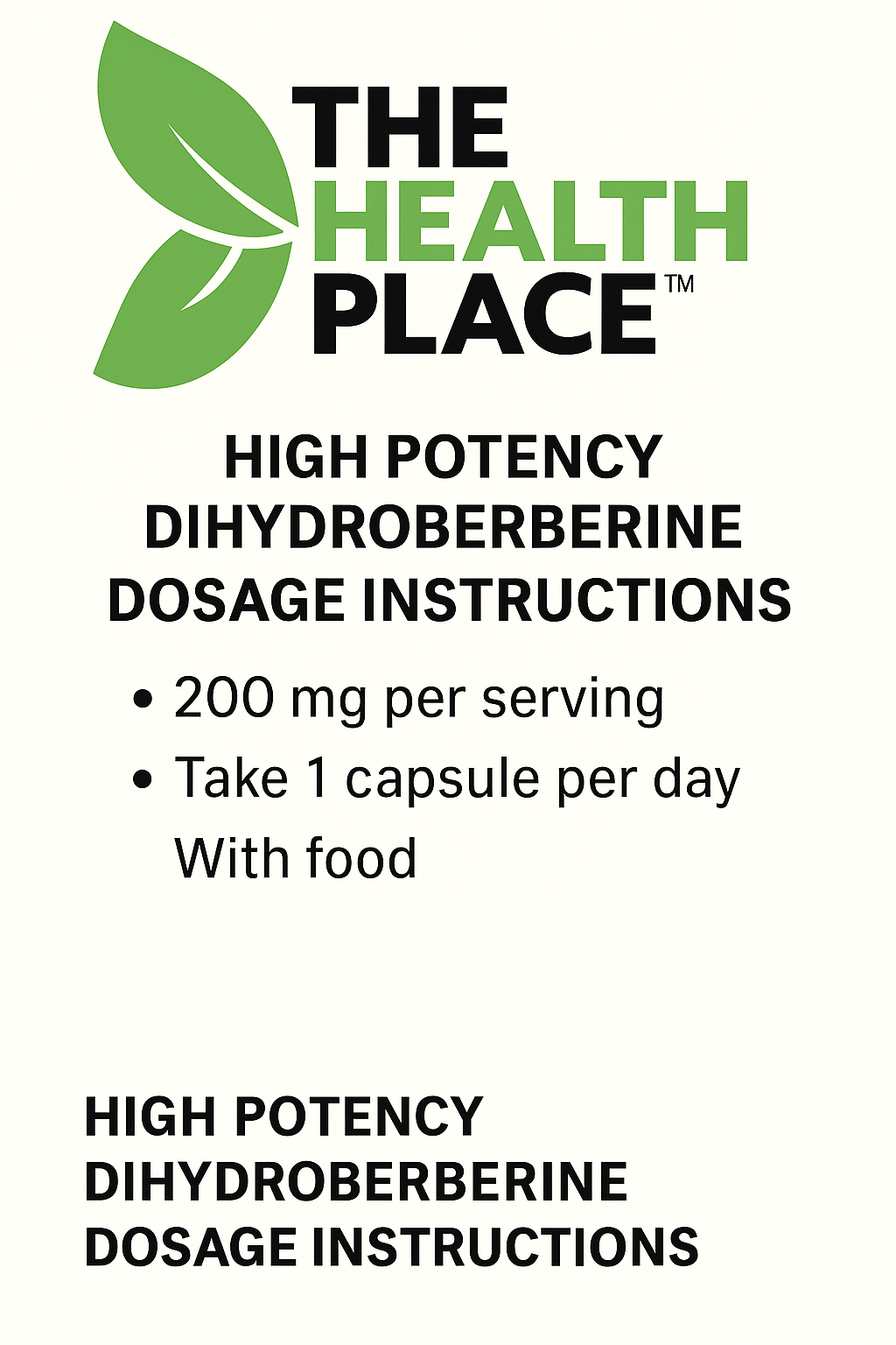 Berberine Dihydroberberine* - Choose Form