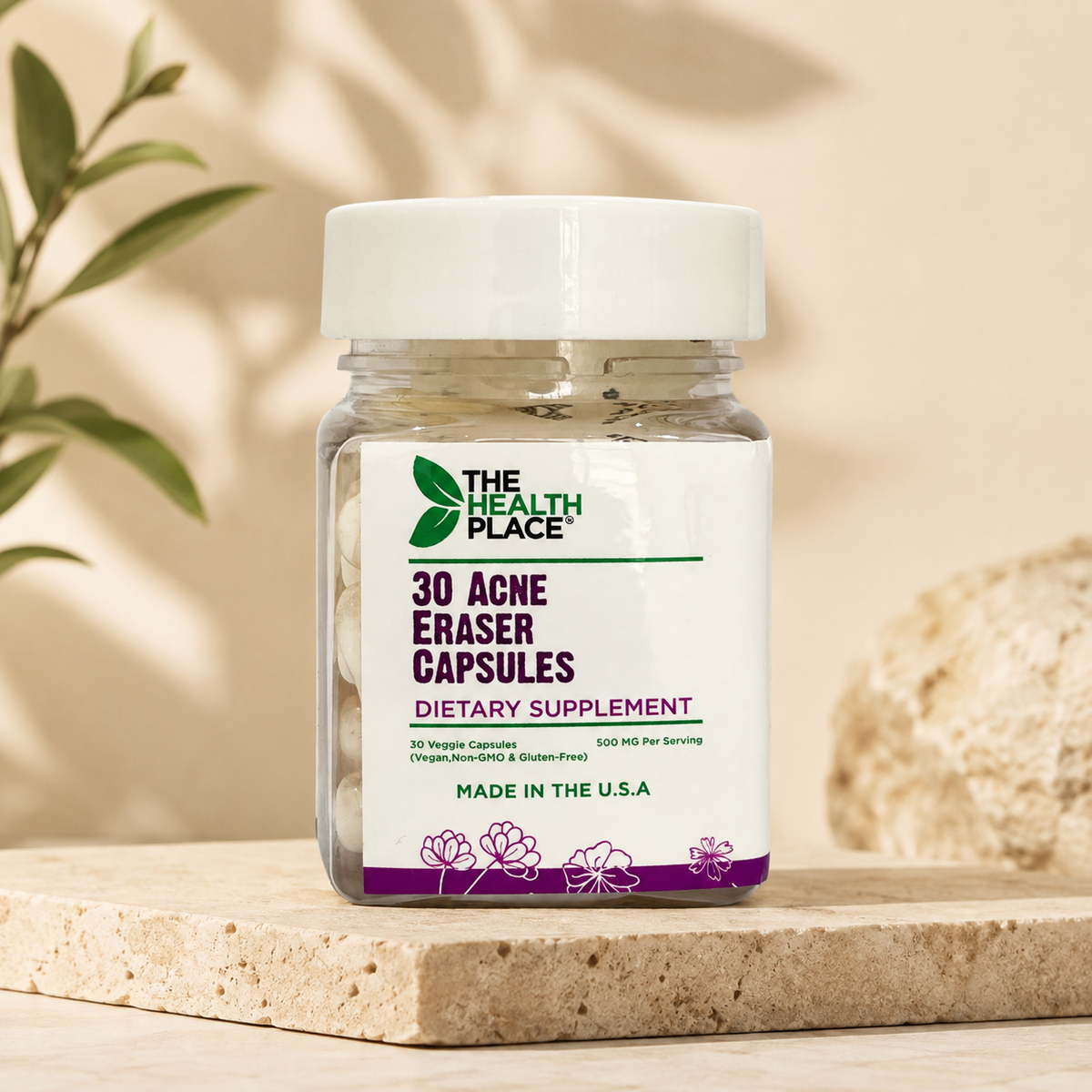 Acne Eraser- 30 Capsules 550mg Each