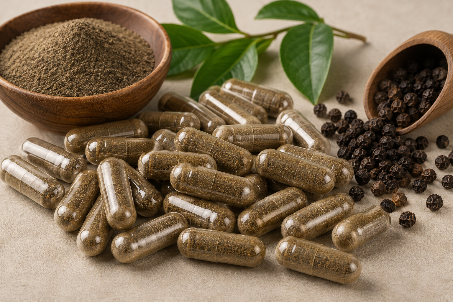 Black Pepper Powder Organic- Choose Form