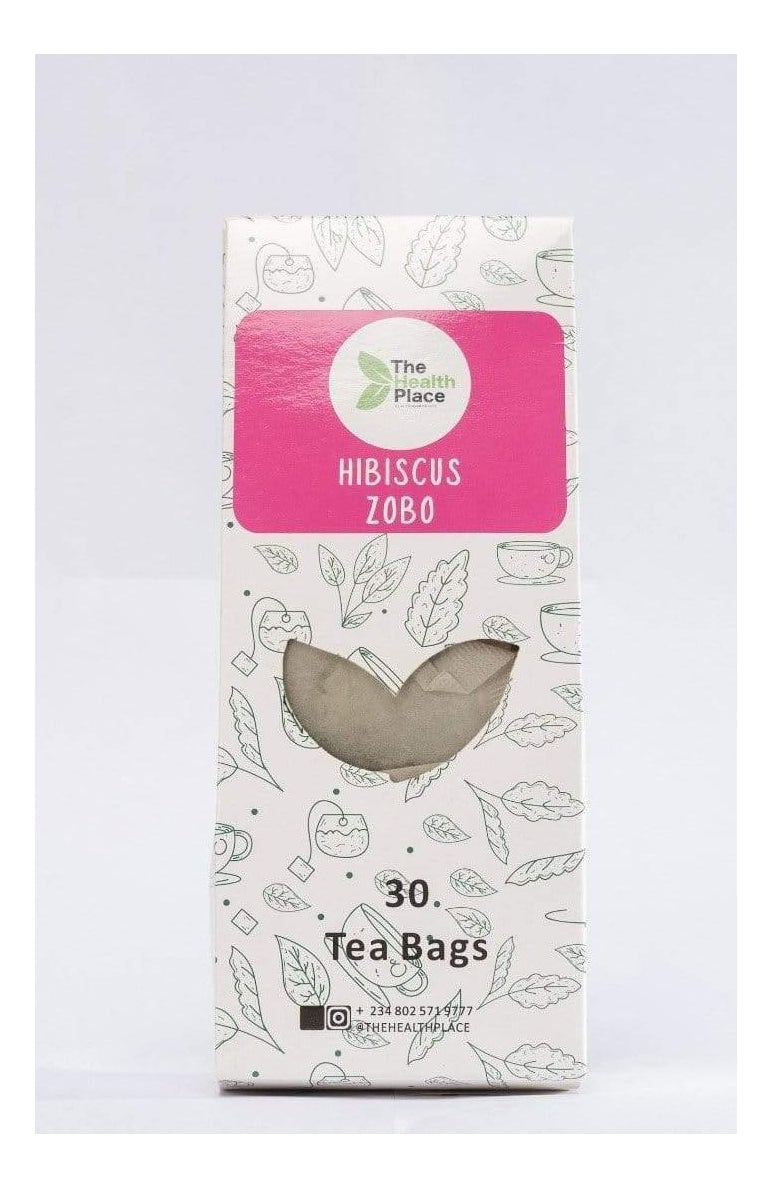 30 bags of organic hibiscus tea product packaging