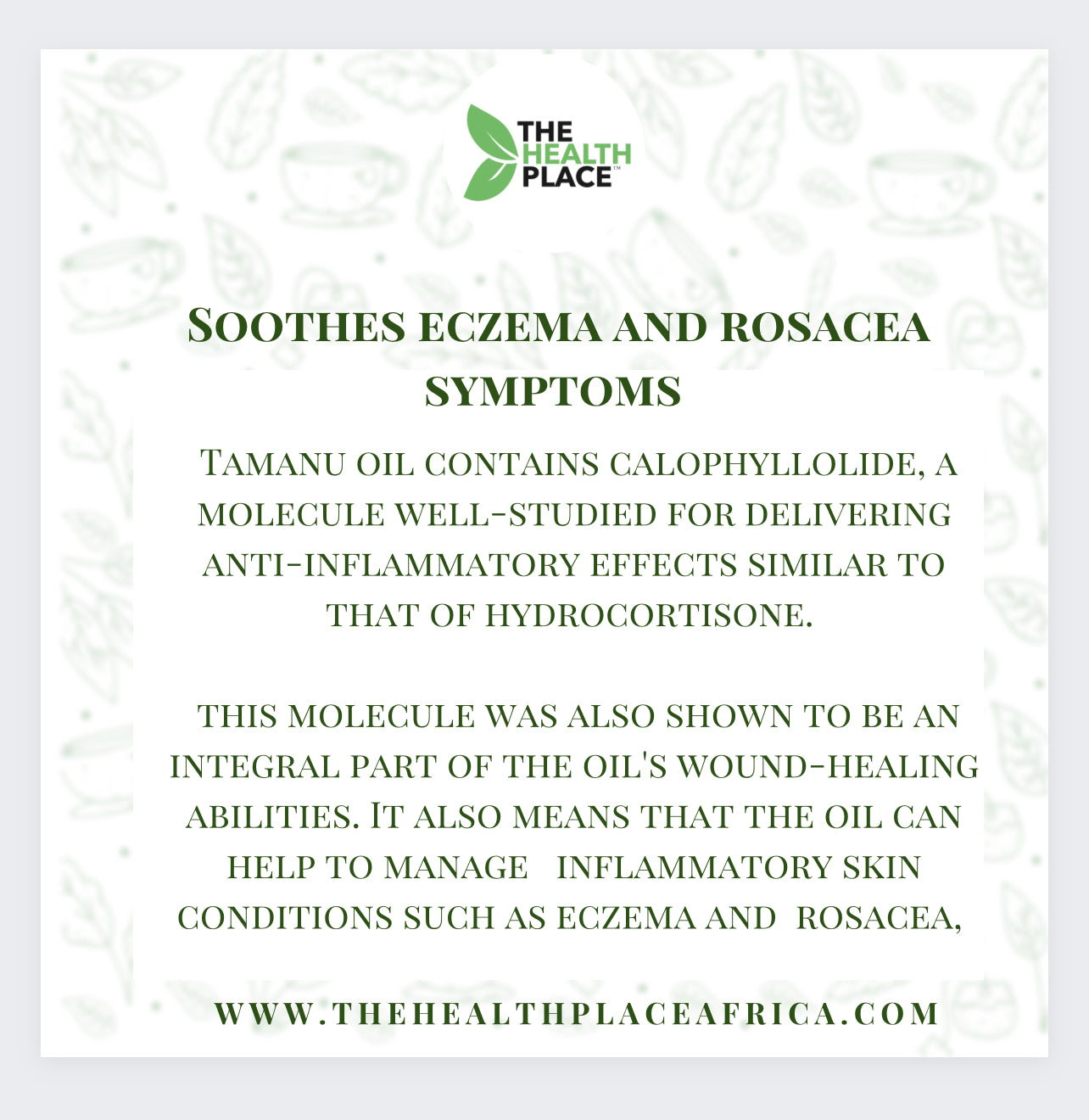 Organic Tamanu Oil (50ml)- Cold Pressed Natural Unrefined Carrier Oil