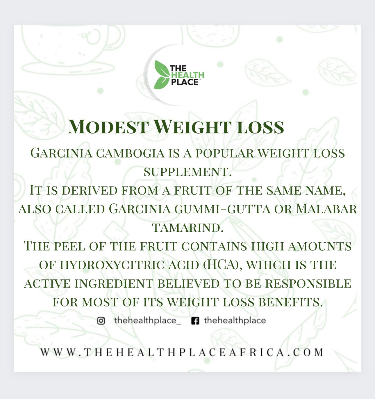 Garcinia Fruit- Choose Form