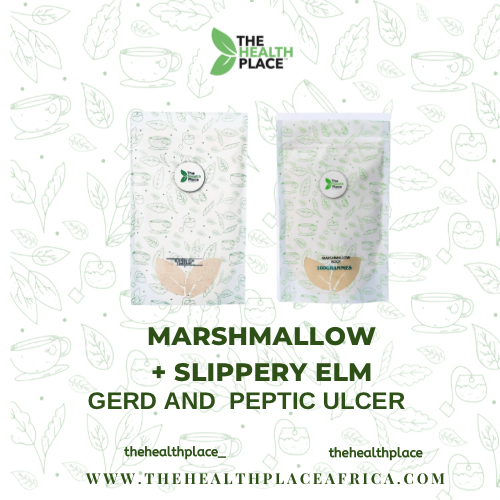 MARSHMALLOW ROOT+SLIPPERY ELM- FOR GERD, IBS  AND PEPTIC ULCERS.