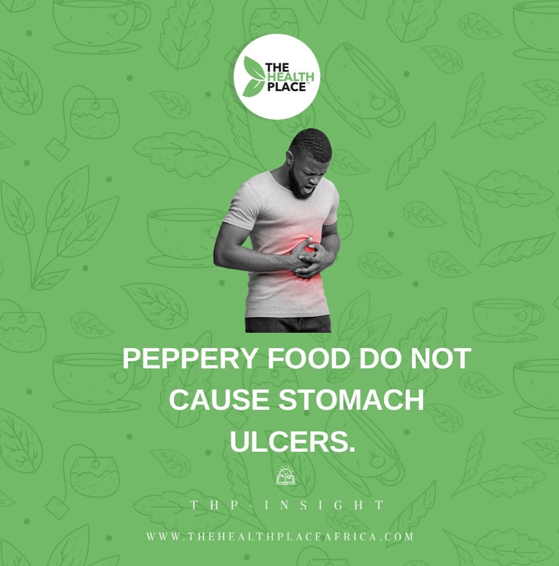 PEPPERY FOODS DO NOT CAUSE STOMACH ULCER.