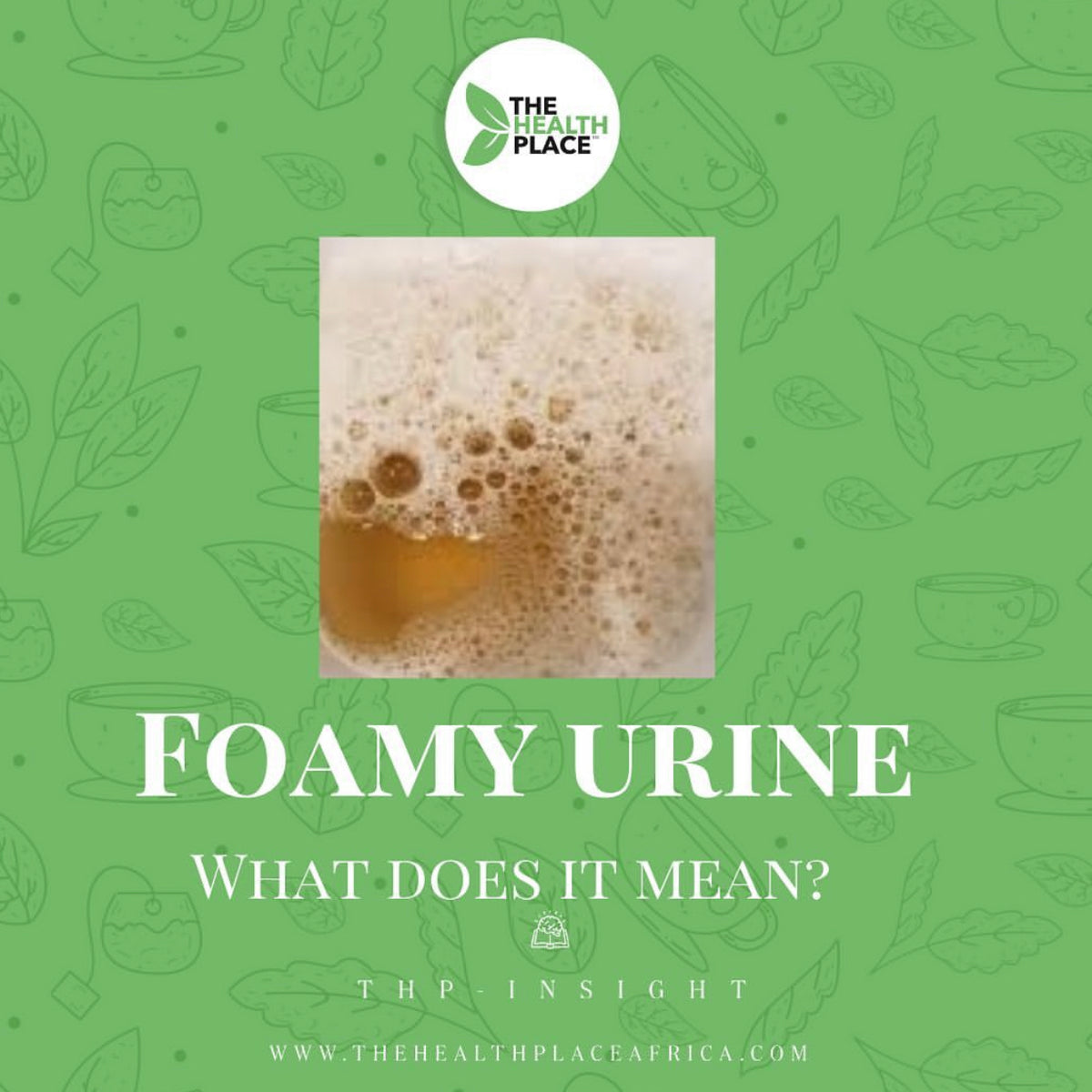 FOAMY URINE: WHAT DOES IT MEAN?