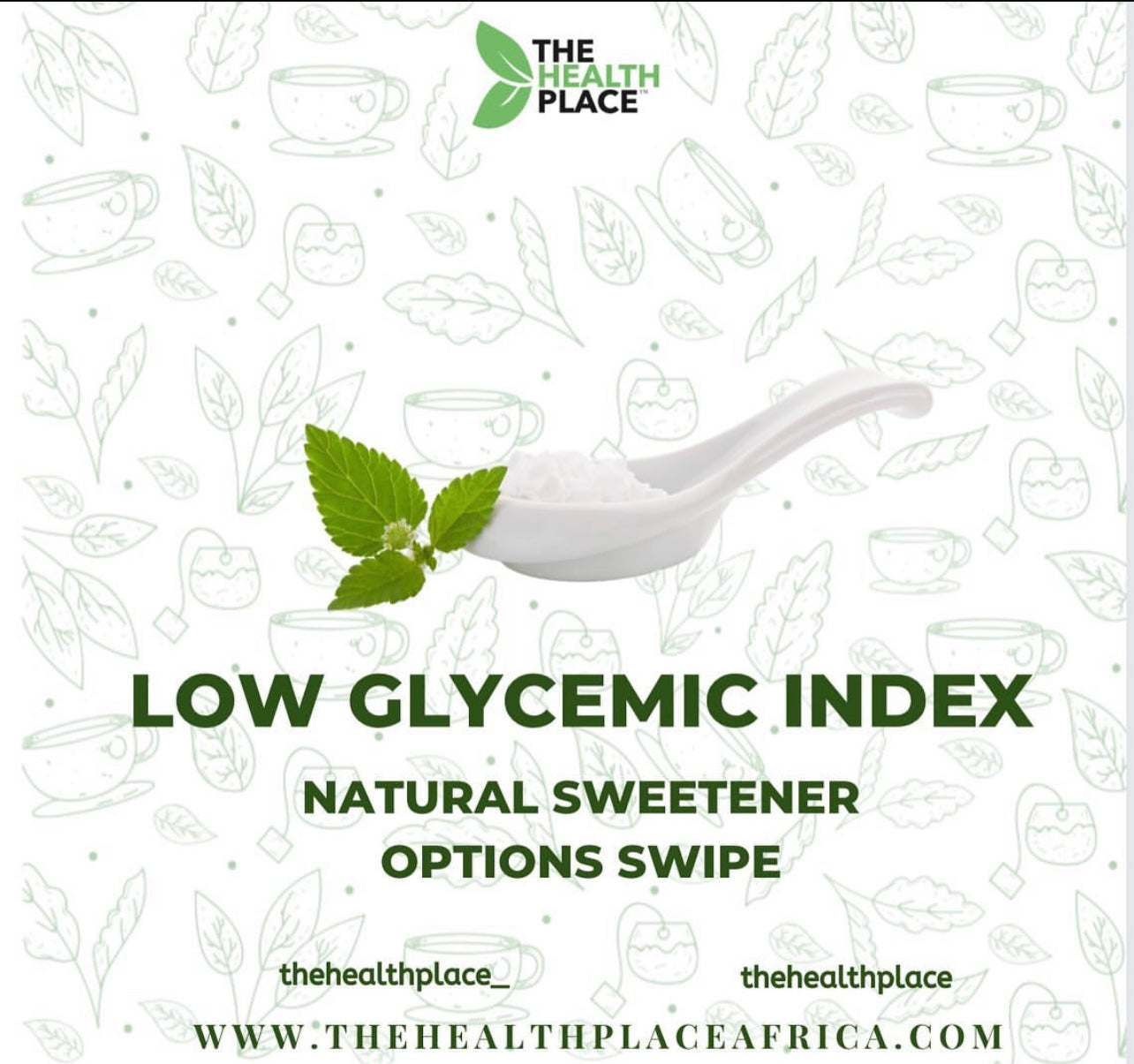LOW GLYCEMIC INDEX- NATURAL SWEETENER OPTIONS