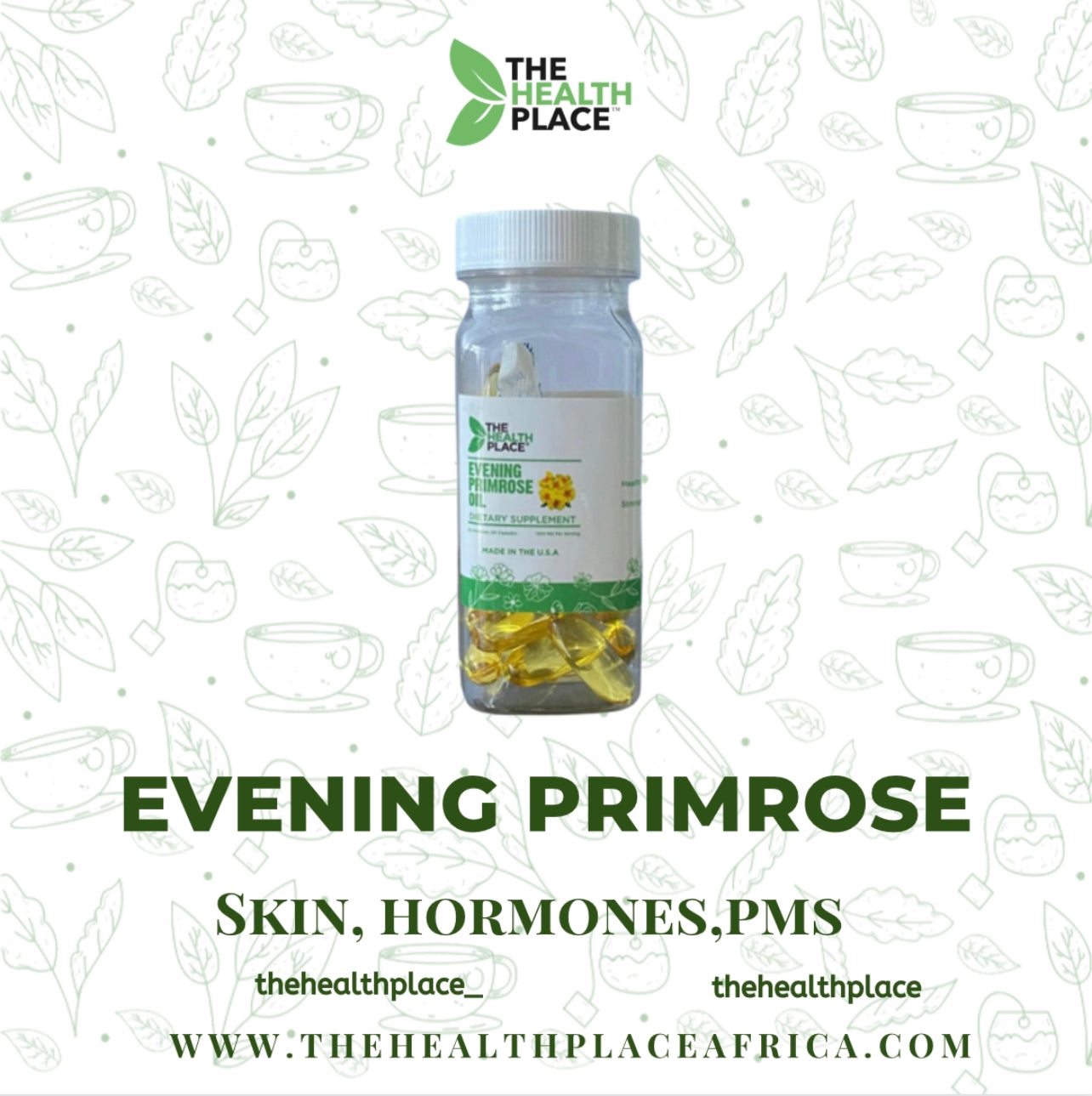 EVENING PRIMROSE- SKIN, HORMONES, PMS