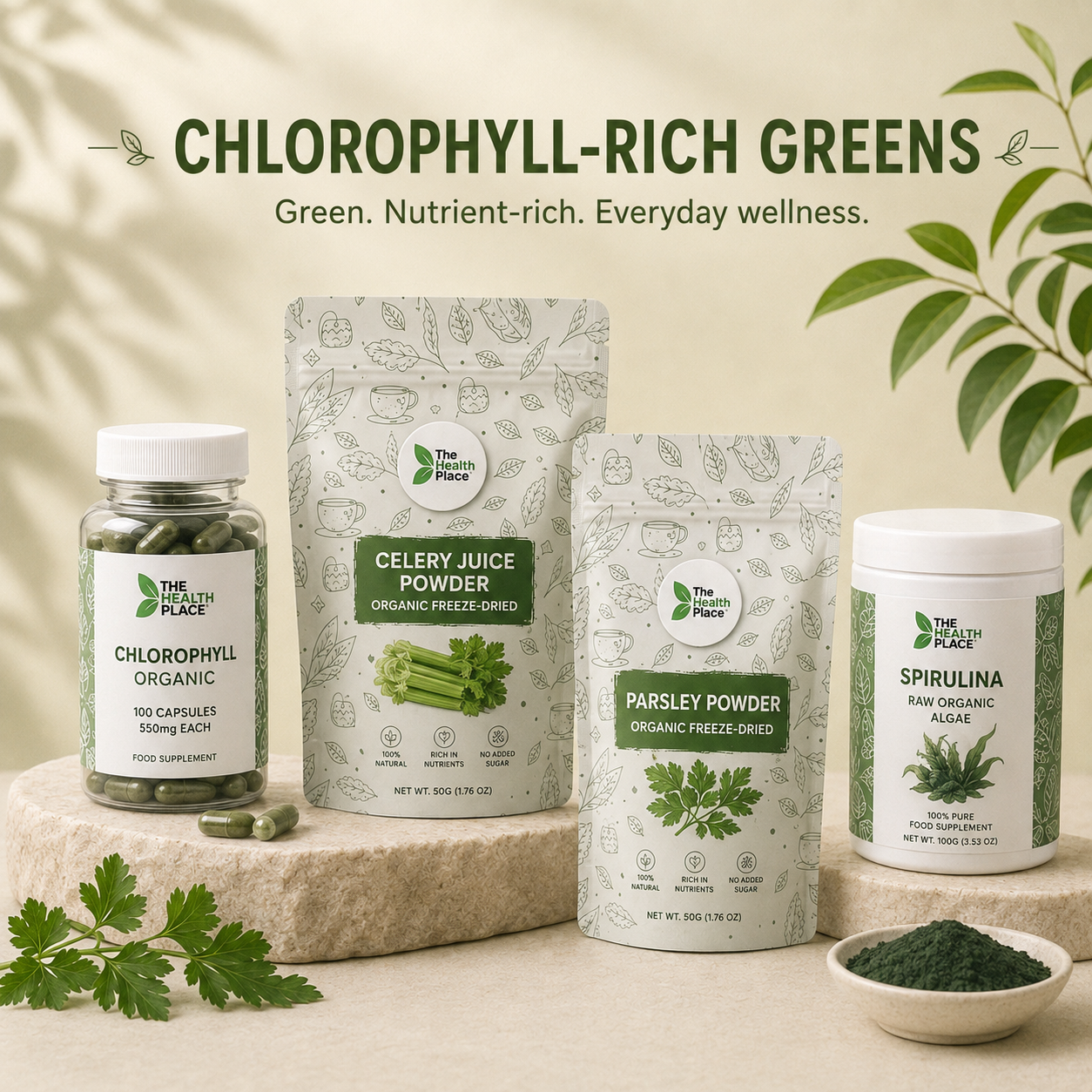 Chlorophyll-rich Greens