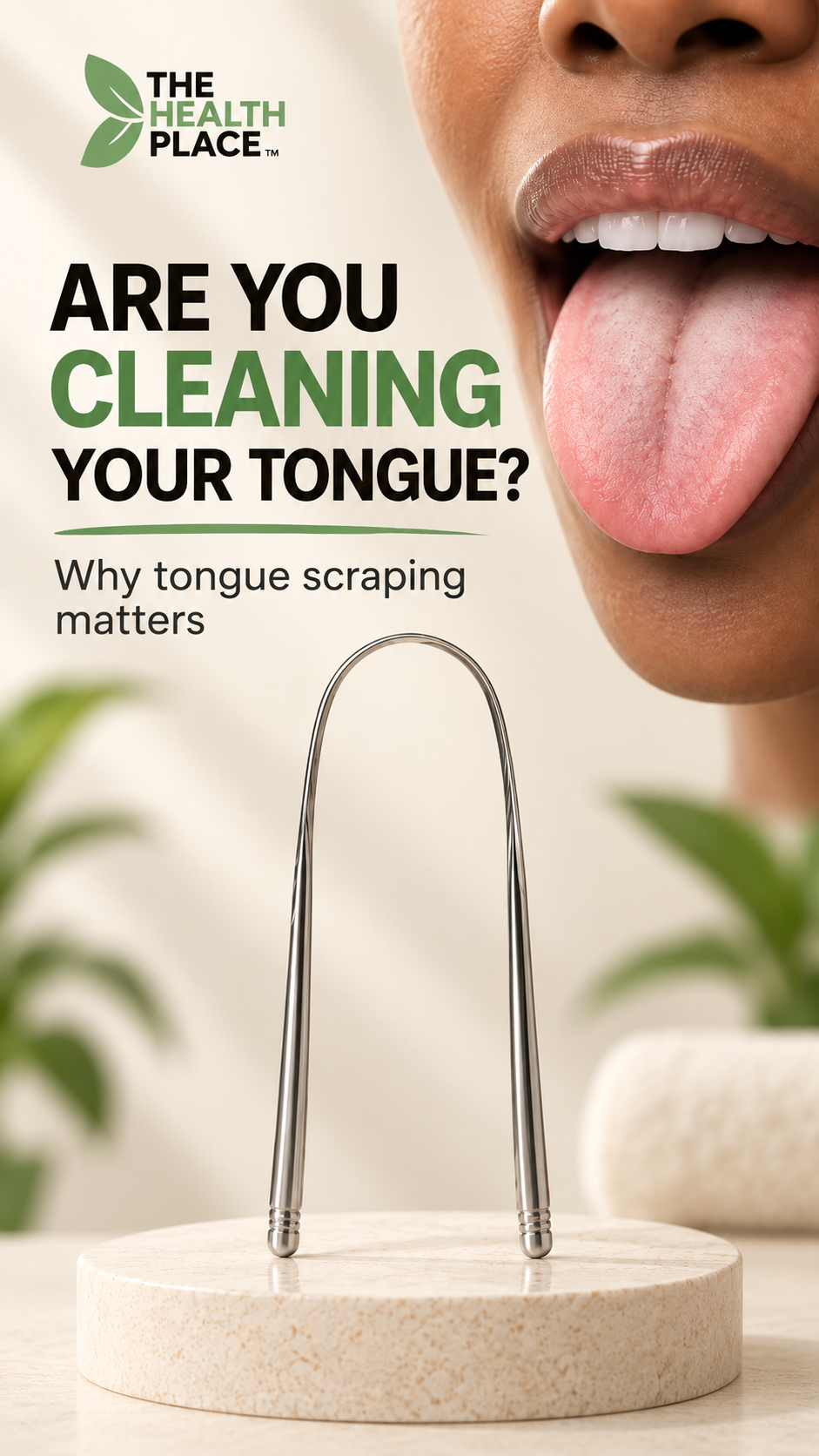 Stainless Steel Tongue Scraper