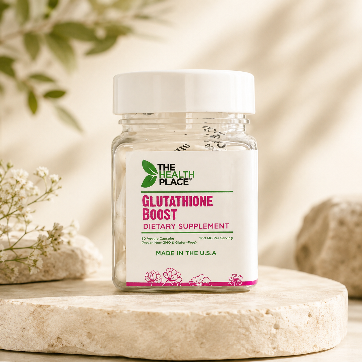 Glutathione Boost - 30 Capsules 550mg  Each
