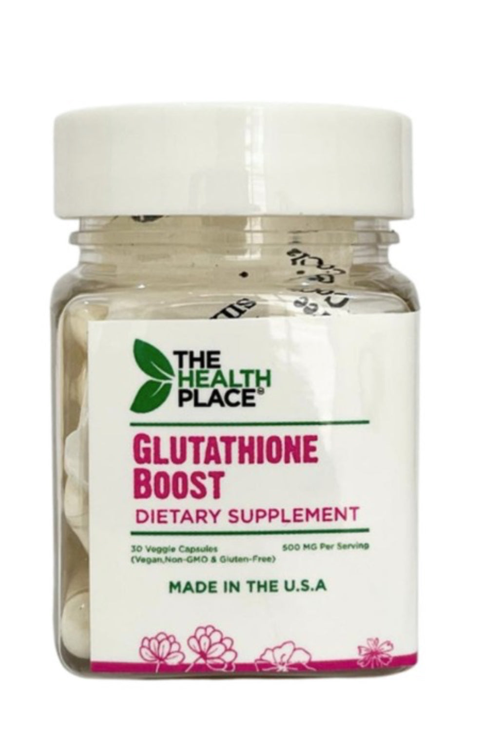 Glutathione Boost - 30 Capsules 550mg  each *in Plastic Bottle