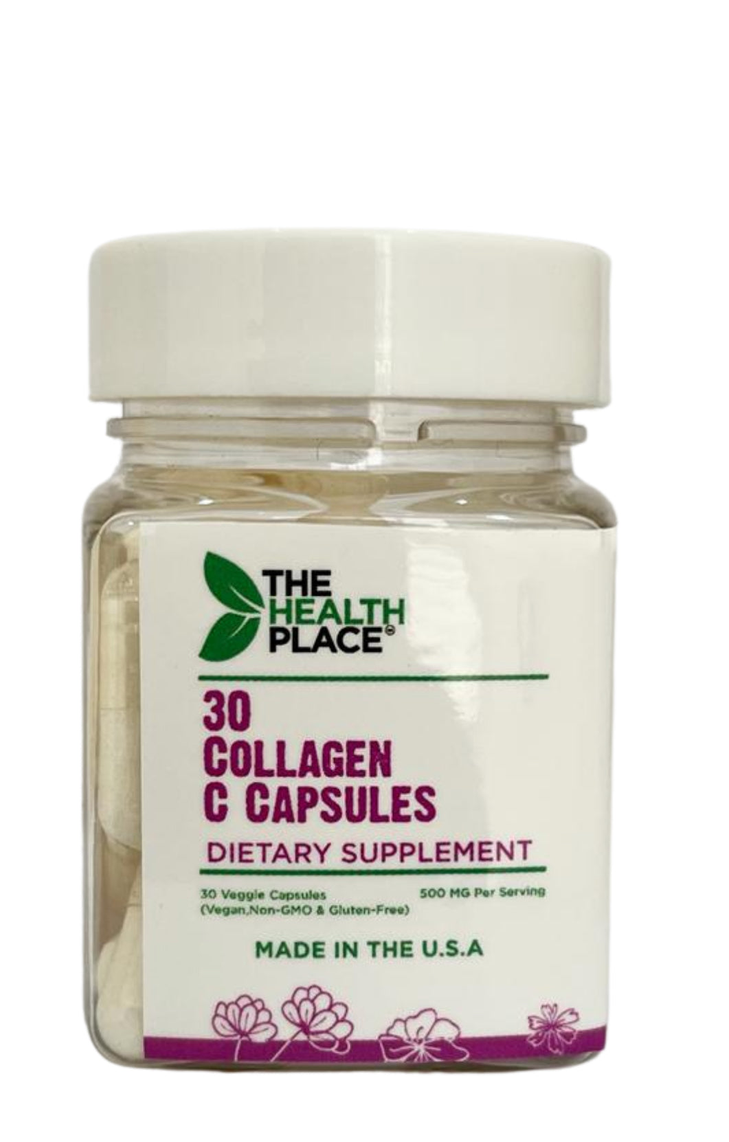 Collagen C - 30 Capsules  550mg each *in Plastic Bottle