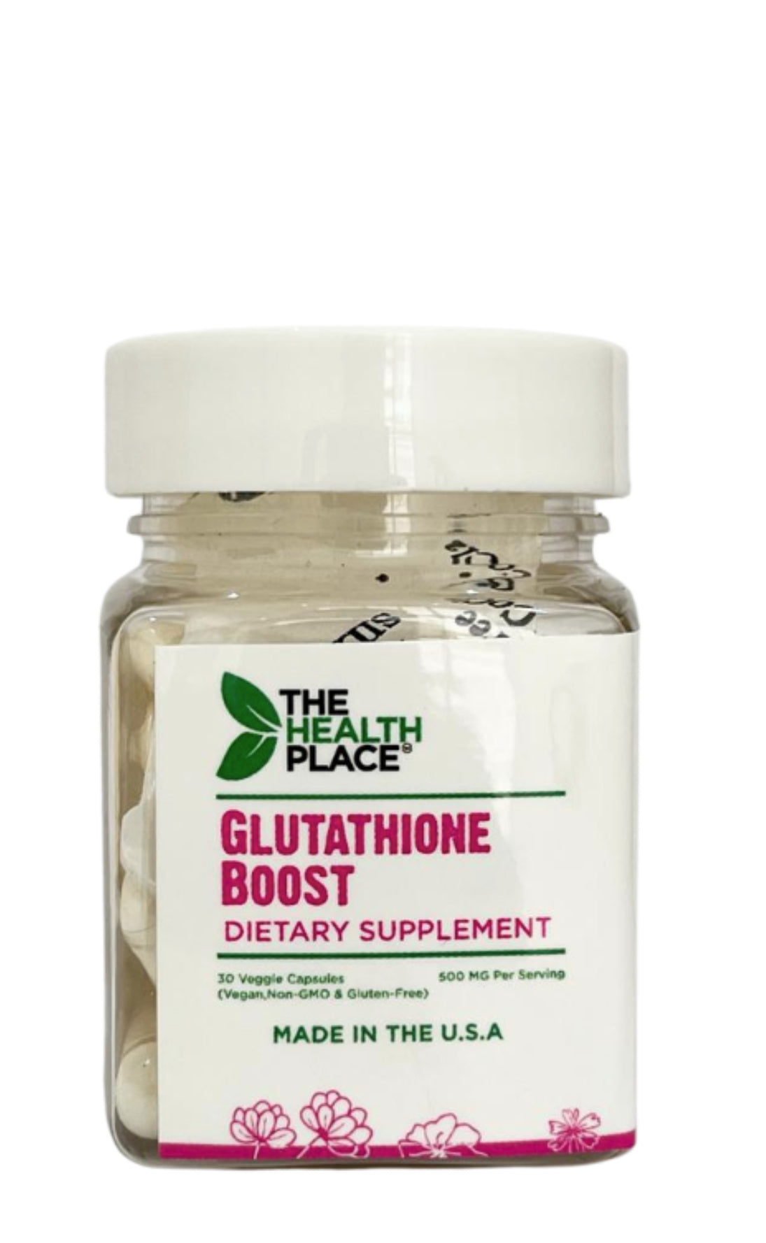 Glutathione Boost - 30 Capsules 650mg each *in Plastic Bottle