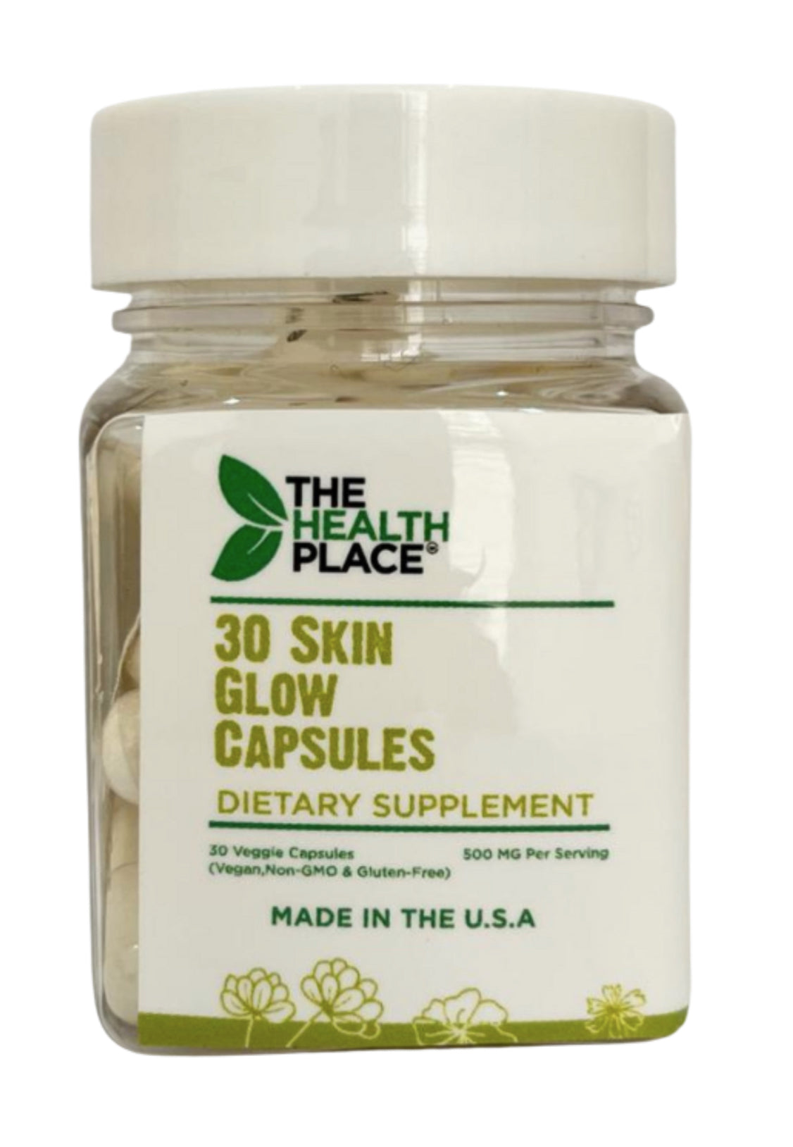 Skin Glow- 30 Capsules 550mg each *in Plastic Bottle