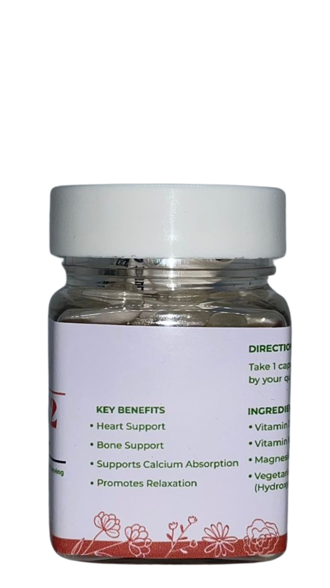 Mag-D-K2- 50 Capsules 650mg Each *in Plastic Bottle.