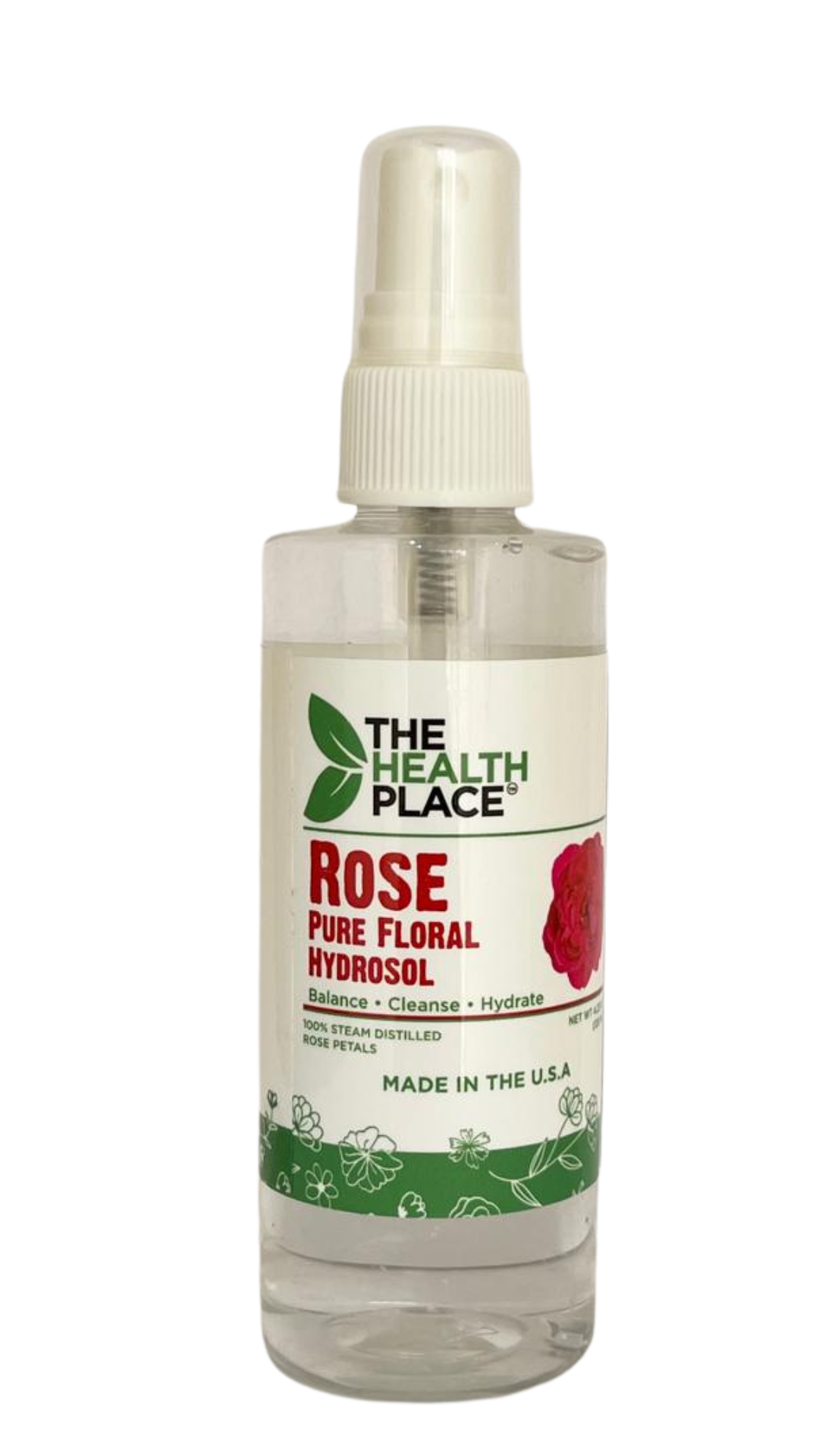Rose Hydrosol  Distilled Floral Water (120ml)
