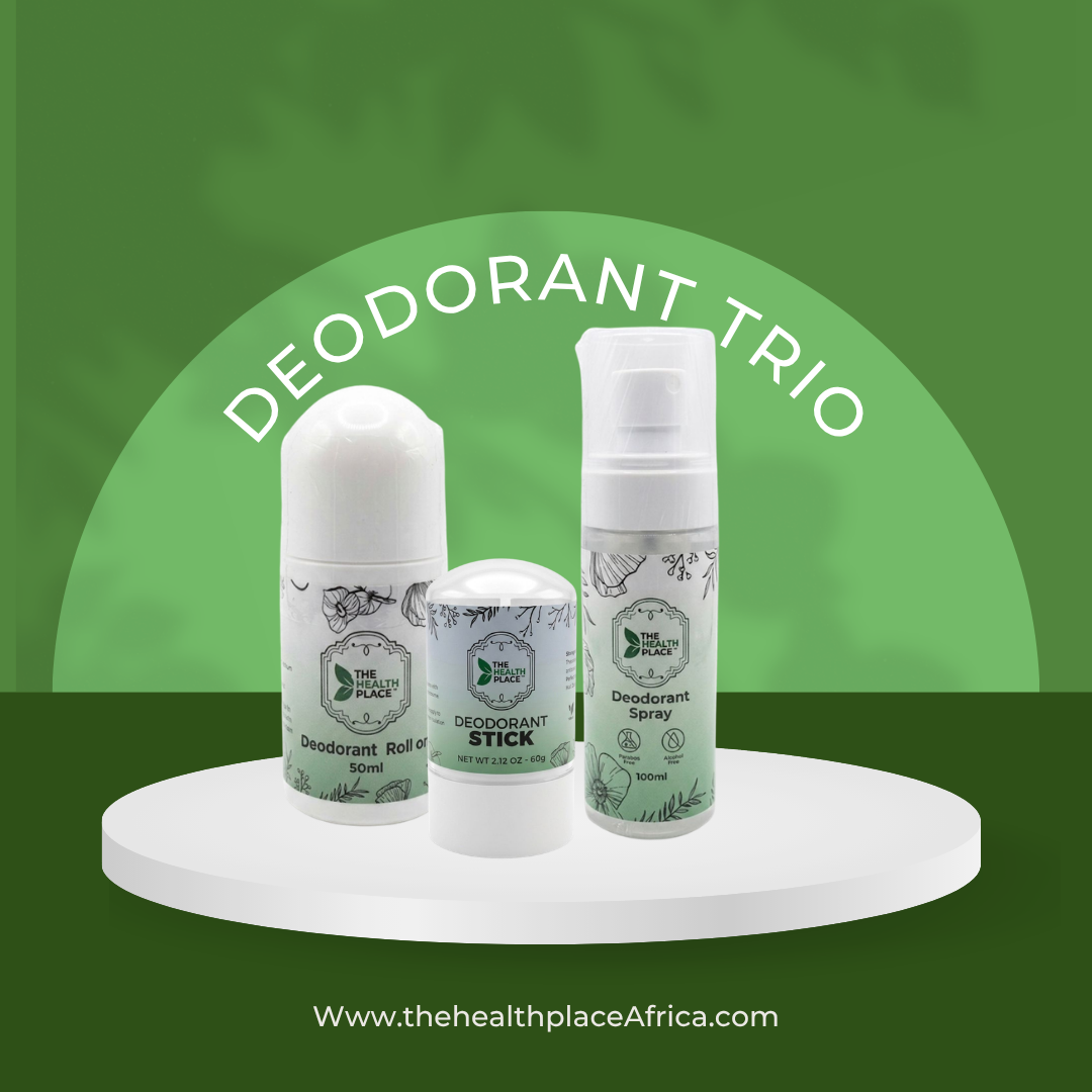 Deodorant Bundle- 50ml Roll on + 100ml Spray+60g Stick