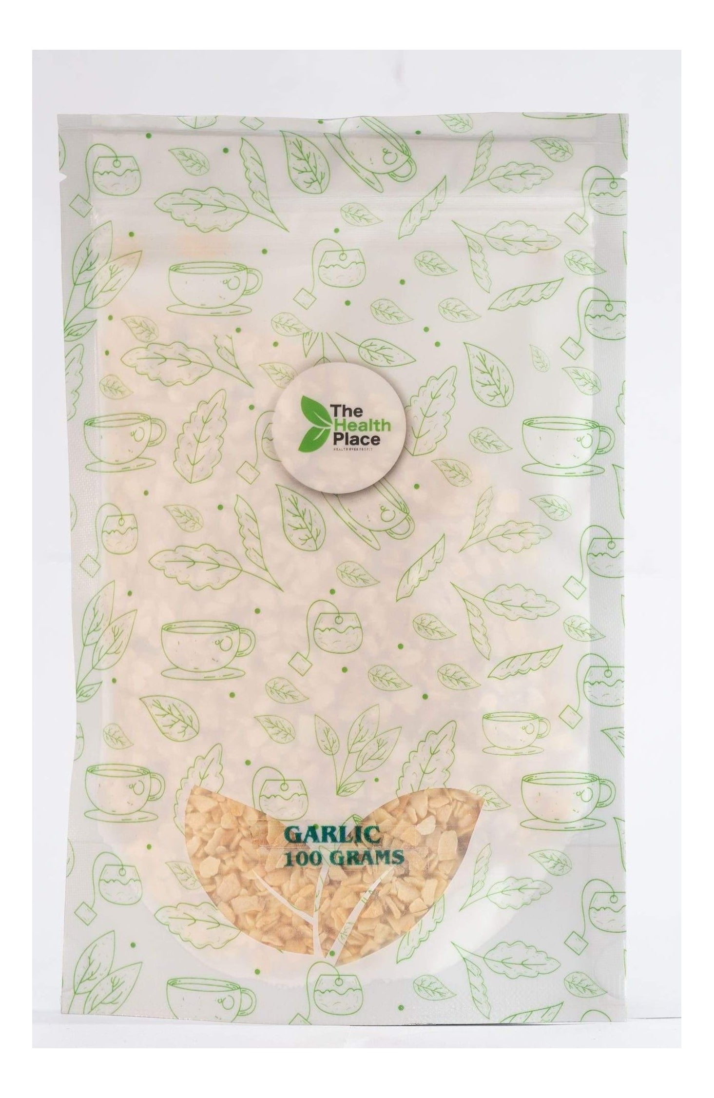 100 Grams Organic Minced Dried Garlic-The Health Place