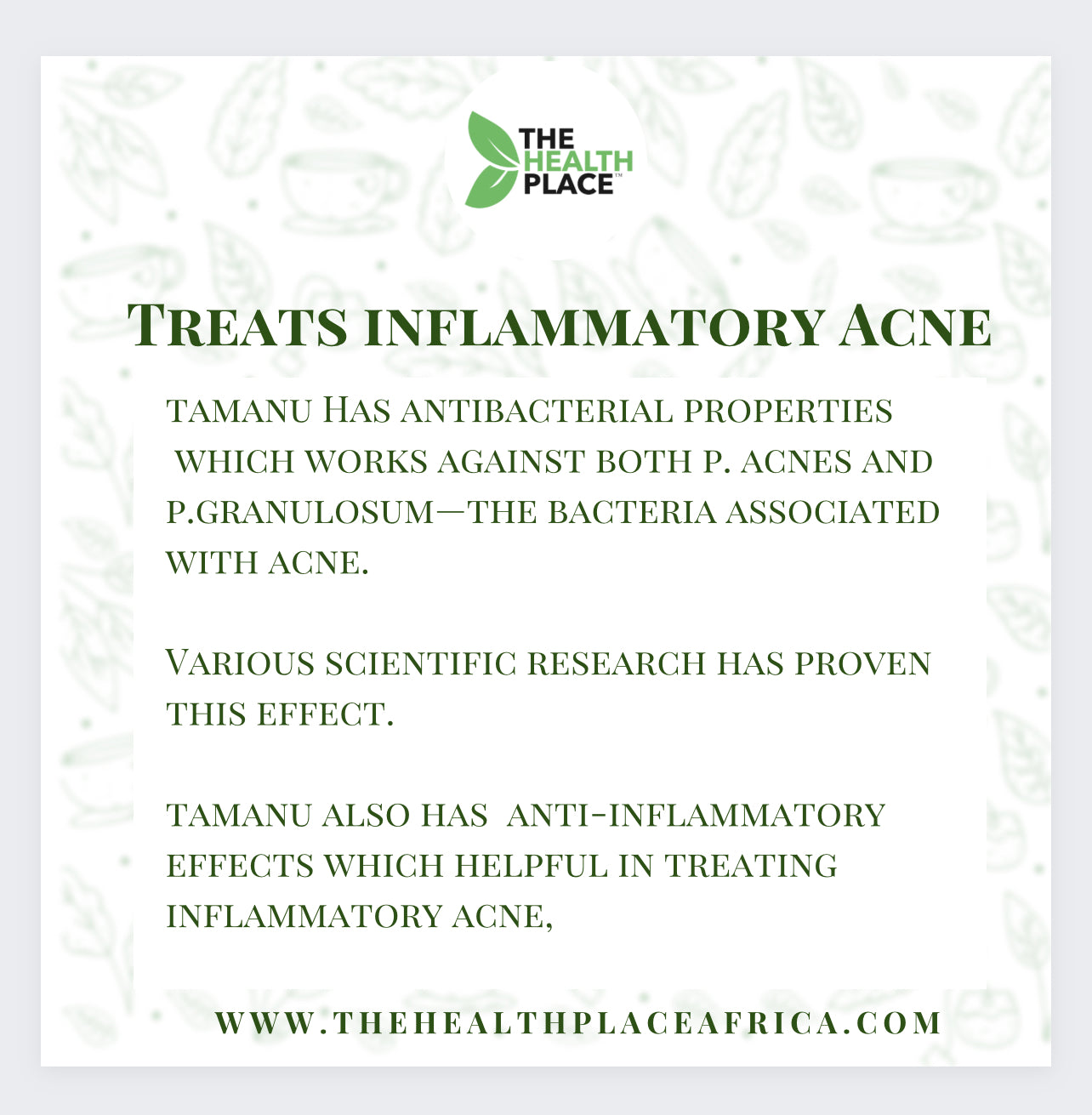 Organic Tamanu Oil (50ml)- Cold Pressed Natural Unrefined Carrier Oil