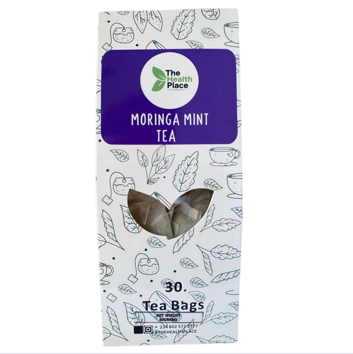 Moringa Mint Organic- 30 Teabags 60Grams