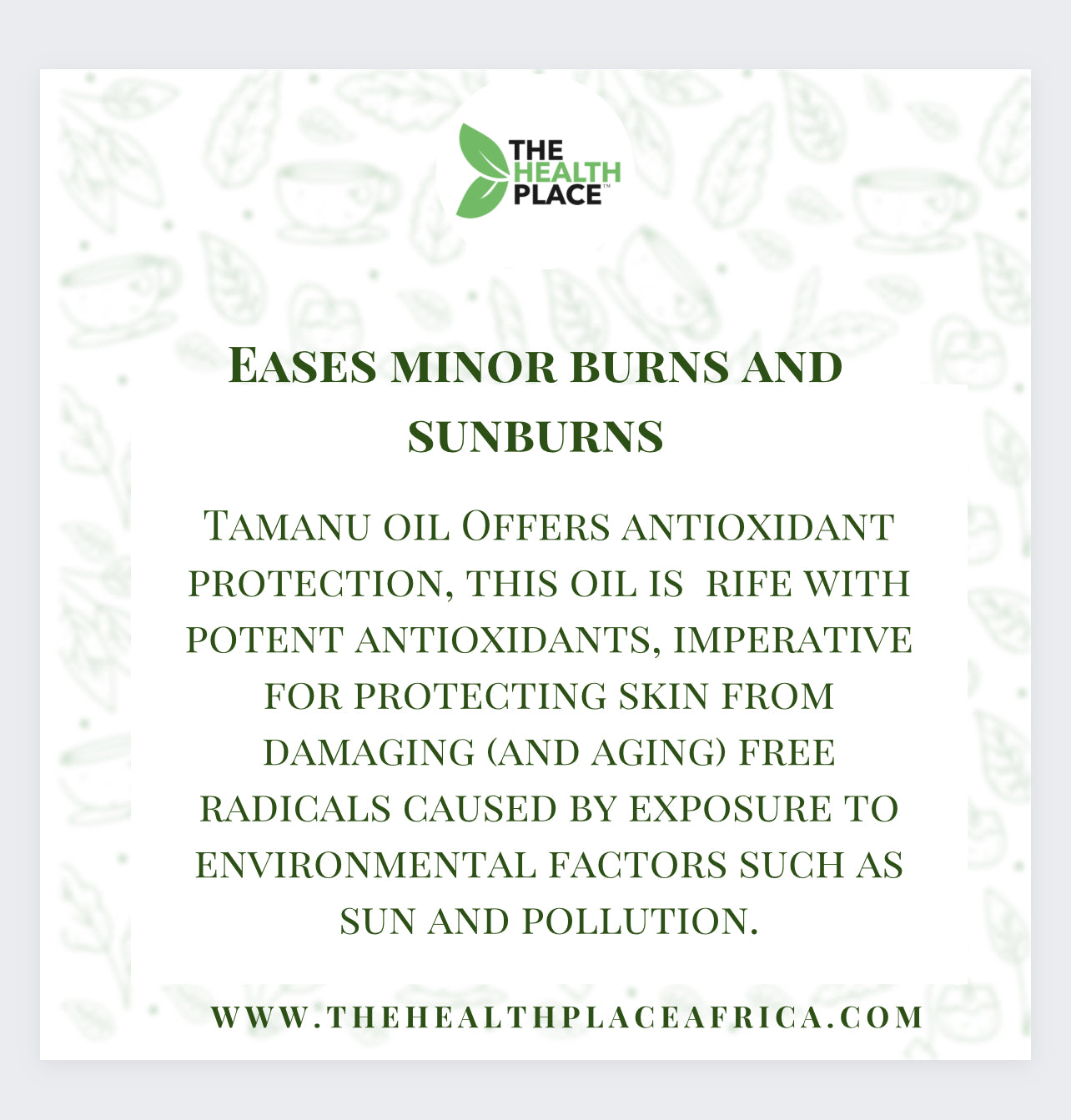 Organic Tamanu Oil (50ml)- Cold Pressed Natural Unrefined Carrier Oil